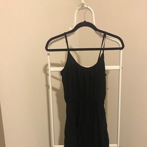 High low black dress